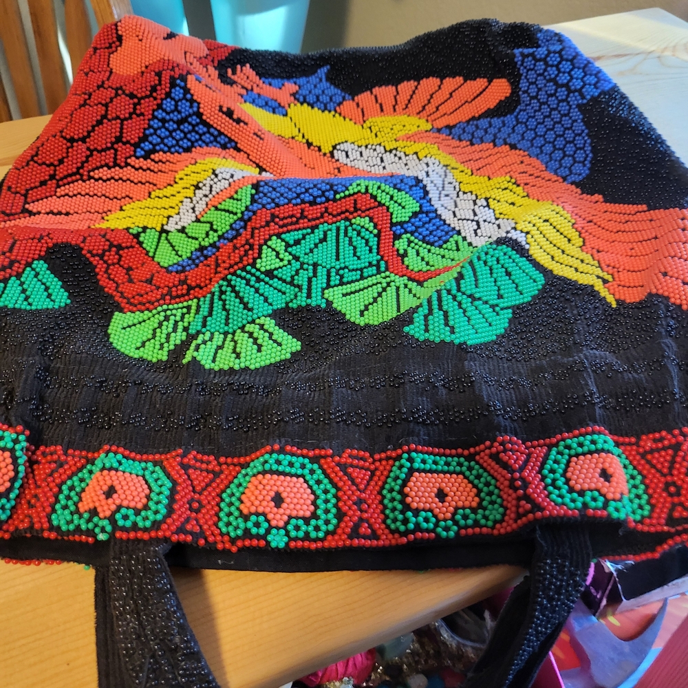 Vintage America Multicolor Beaded Bag - Picture 14 of 16